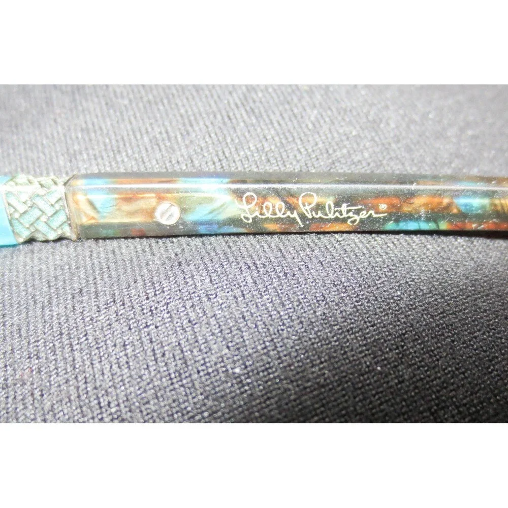Lilly Pulitzer Jaci Blue Tortoise Round Eyeglasses Frames 47-19-135 SH 35506